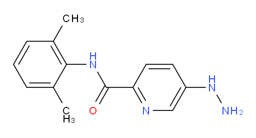 N-(2,6-dimethylphenyl)-5-hydrazinylpicolinamide