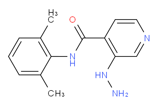 N-(2,6-dimethylphenyl)-3-hydrazinylisonicotinamide