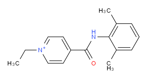 4-((2,6-dimethylphenyl)carbamoyl)-1-ethylpyridin-1-ium