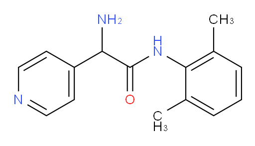 2-amino-N-(2,6-dimethylphenyl)-2-(pyridin-4-yl)acetamide