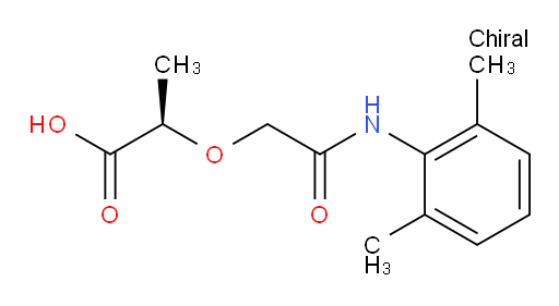 (R)-2-(2-((2,6-dimethylphenyl)amino)-2-oxoethoxy)propanoic acid