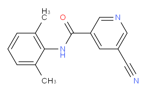 5-cyano-N-(2,6-dimethylphenyl)nicotinamide