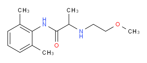 N-(2,6-dimethylphenyl)-2-((2-methoxyethyl)amino)propanamide