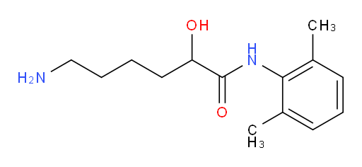 6-amino-N-(2,6-dimethylphenyl)-2-hydroxyhexanamide