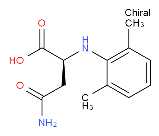 (S)-4-amino-2-((2,6-dimethylphenyl)amino)-4-oxobutanoic acid