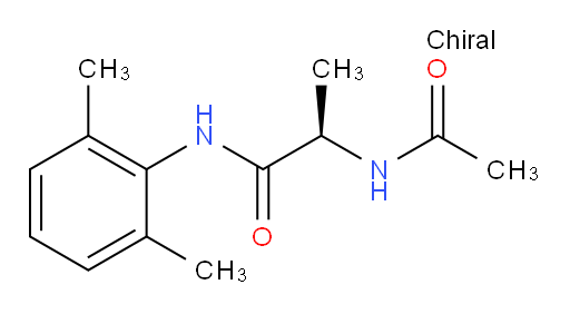 (R)-2-acetamido-N-(2,6-dimethylphenyl)propanamide
