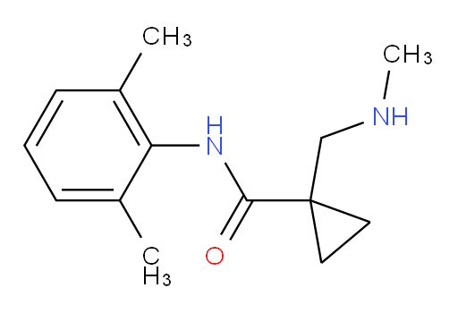 N-(2,6-dimethylphenyl)-1-((methylamino)methyl)cyclopropanecarboxamide