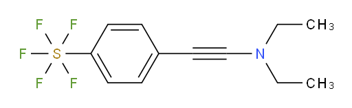 4-((diethylamino)ethynyl)(pentafluoromercapto)benzene