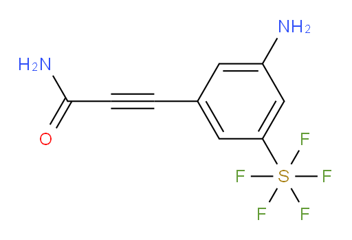 3-(3-amino-5-(pentafluoromercapto)phenyl)propiolamide