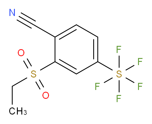 2-(ethylsulfonyl)-4-(pentafluoromercapto)benzonitrile