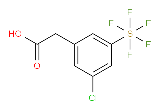 2-(3-chloro-5-(pentafluoromercapto)phenyl)acetic acid