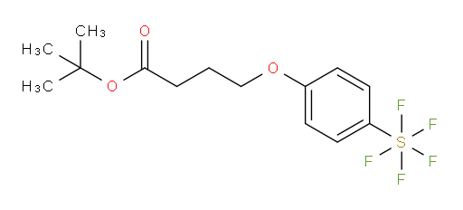 tert-butyl 4-(4-(pentafluoromercapto)phenoxy)butanoate
