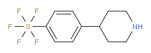 [4-(4-piperidinyl)phenyl]sulfur pentafluoride