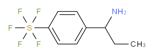 [4-(1-Aminopropyl)phenyl]sulfur pentafluoride