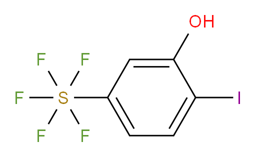 (3-hydroxy-4-iodophenyl)-sulfur pentafluoride