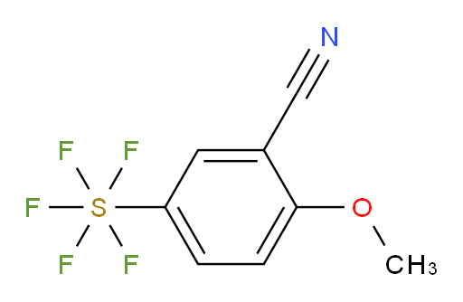 (3-Cyano-4-methoxyphenyl)sulfur pentafluoride