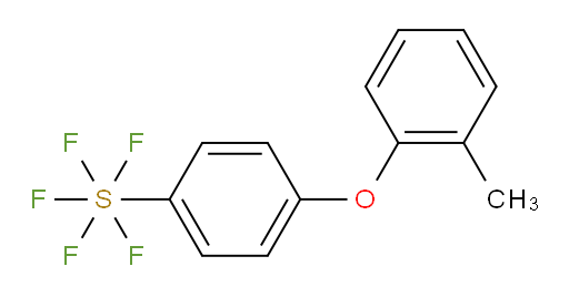 [4-(2-methylphenoxy)phenyl]sulfur pentafluoride