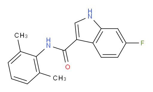 N-(2,6-dimethylphenyl)-6-fluoro-1H-indole-3-carboxamide