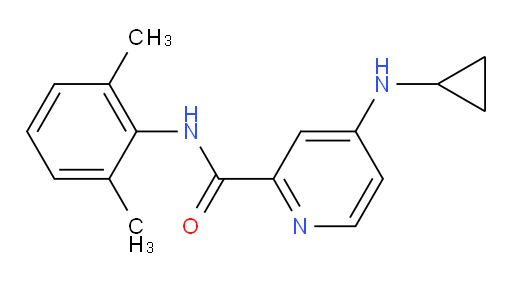 4-(cyclopropylamino)-N-(2,6-dimethylphenyl)picolinamide