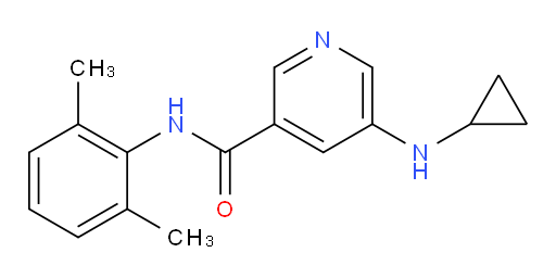 5-(cyclopropylamino)-N-(2,6-dimethylphenyl)nicotinamide