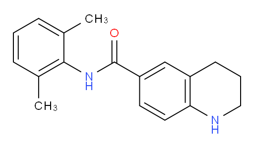 N-(2,6-dimethylphenyl)-1,2,3,4-tetrahydroquinoline-6-carboxamide