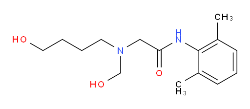 N-(2,6-dimethylphenyl)-2-((4-hydroxybutyl)(hydroxymethyl)amino)acetamide