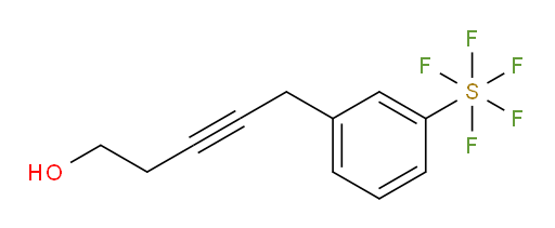 5-(3-(pentafluoromercapto)phenyl)pent-3-yn-1-ol