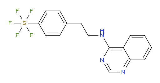 [4-[2-(4-quinazolinylamino)ethyl]phenyl]sulfur pentafluoride