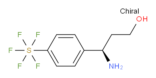[4-[(1R)-1-Amino-3-hydroxypropyl]phenyl]sulfur pentafluoride