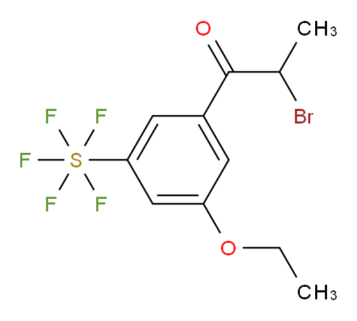 [3-(2-Bromo-1-oxopropyl)-5-ethoxyphenyl]sulfur pentafluoride