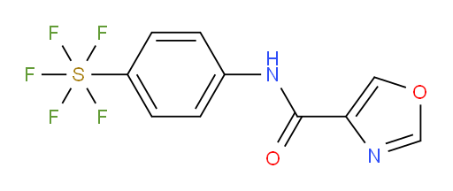 [4-[(4-oxazolylcarbonyl)amino]phenyl]sulfur pentafluoride