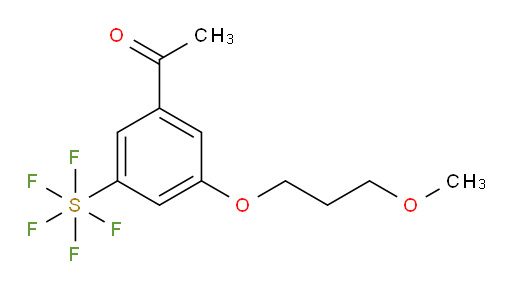 [3-Acetyl-5-(3-methoxypropoxy)phenyl]sulfur pentafluoride