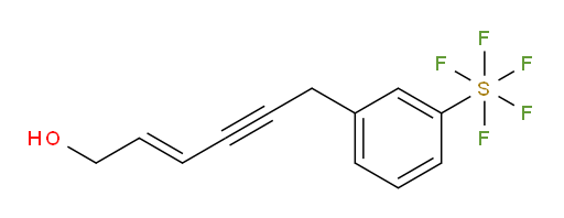 (E)-6-(3-(pentafluoromercapto)phenyl)hex-2-en-4-yn-1-ol