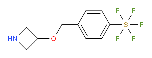 4-((azetidin-3-yloxy)methyl)(pentafluoromercapto)benzene