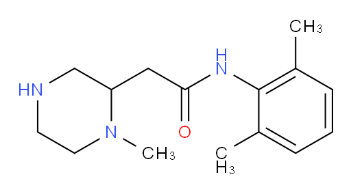 N-(2,6-dimethylphenyl)-2-(1-methylpiperazin-2-yl)acetamide