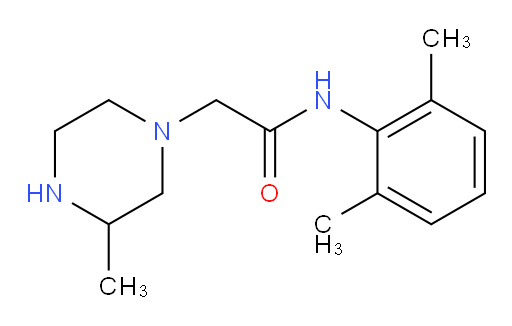 N-(2,6-dimethylphenyl)-2-(3-methylpiperazin-1-yl)acetamide