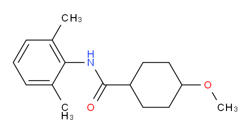 N-(2,6-dimethylphenyl)-4-methoxycyclohexanecarboxamide