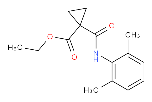 ethyl 1-((2,6-dimethylphenyl)carbamoyl)cyclopropanecarboxylate