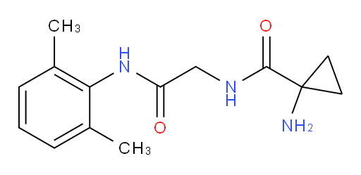 1-amino-N-(2-((2,6-dimethylphenyl)amino)-2-oxoethyl)cyclopropanecarboxamide