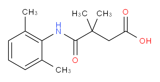 4-((2,6-dimethylphenyl)amino)-3,3-dimethyl-4-oxobutanoic acid