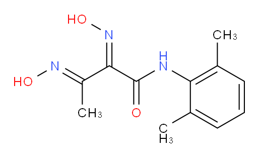 (2E,3E)-N-(2,6-dimethylphenyl)-2,3-bis(hydroxyimino)butanamide