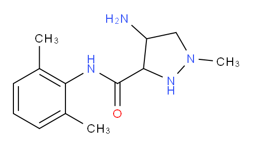 4-amino-N-(2,6-dimethylphenyl)-1-methylpyrazolidine-3-carboxamide