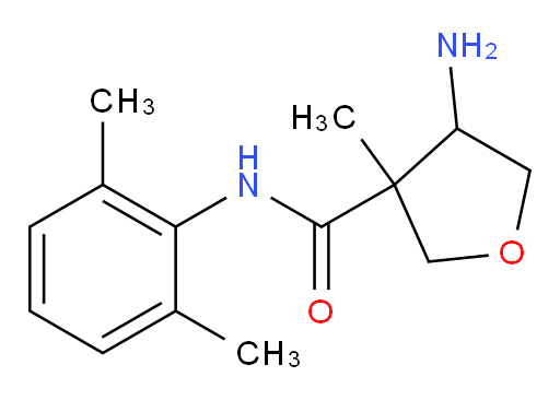4-amino-N-(2,6-dimethylphenyl)-3-methyltetrahydrofuran-3-carboxamide
