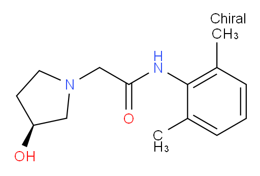 (S)-N-(2,6-dimethylphenyl)-2-(3-hydroxypyrrolidin-1-yl)acetamide