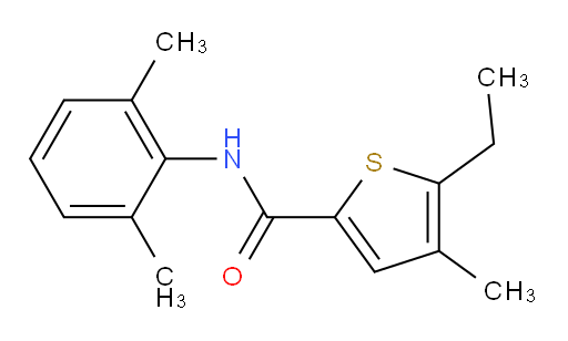 N-(2,6-dimethylphenyl)-5-ethyl-4-methylthiophene-2-carboxamide