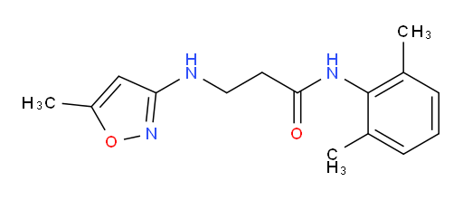 N-(2,6-dimethylphenyl)-3-((5-methylisoxazol-3-yl)amino)propanamide