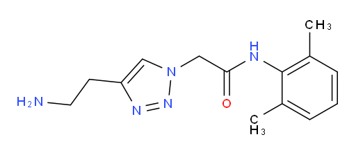 2-(4-(2-aminoethyl)-1H-1,2,3-triazol-1-yl)-N-(2,6-dimethylphenyl)acetamide