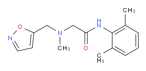 N-(2,6-dimethylphenyl)-2-((isoxazol-5-ylmethyl)(methyl)amino)acetamide