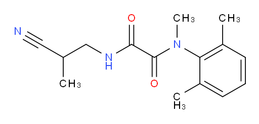 N1-(2-cyanopropyl)-N2-(2,6-dimethylphenyl)-N2-methyloxalamide