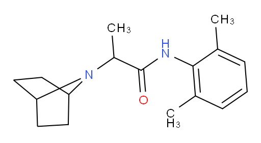 2-(7-azabicyclo[2.2.1]heptan-7-yl)-N-(2,6-dimethylphenyl)propanamide